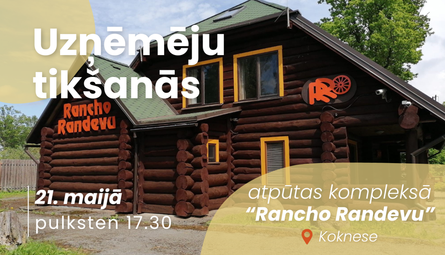 Uzņēmēju tikšanās baneris