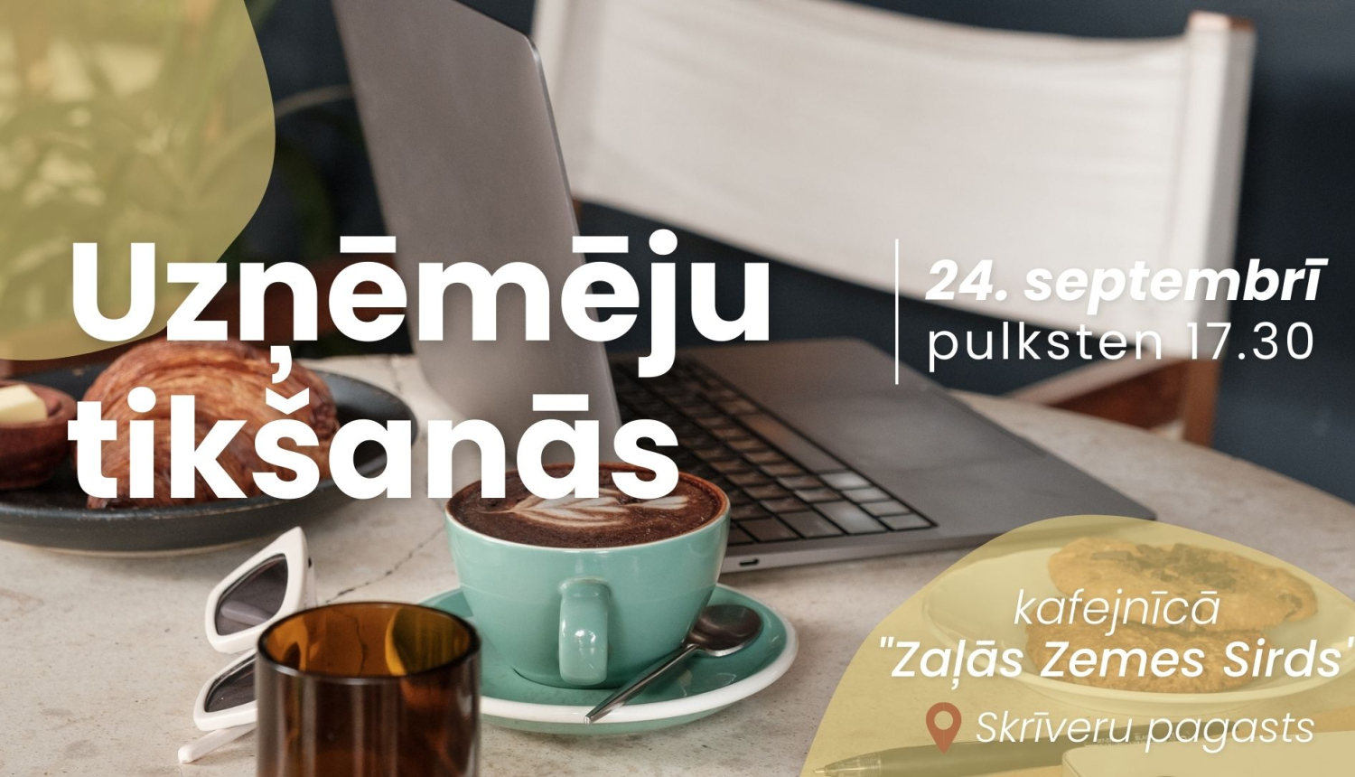 Uzņēmēju tikšanās baneris