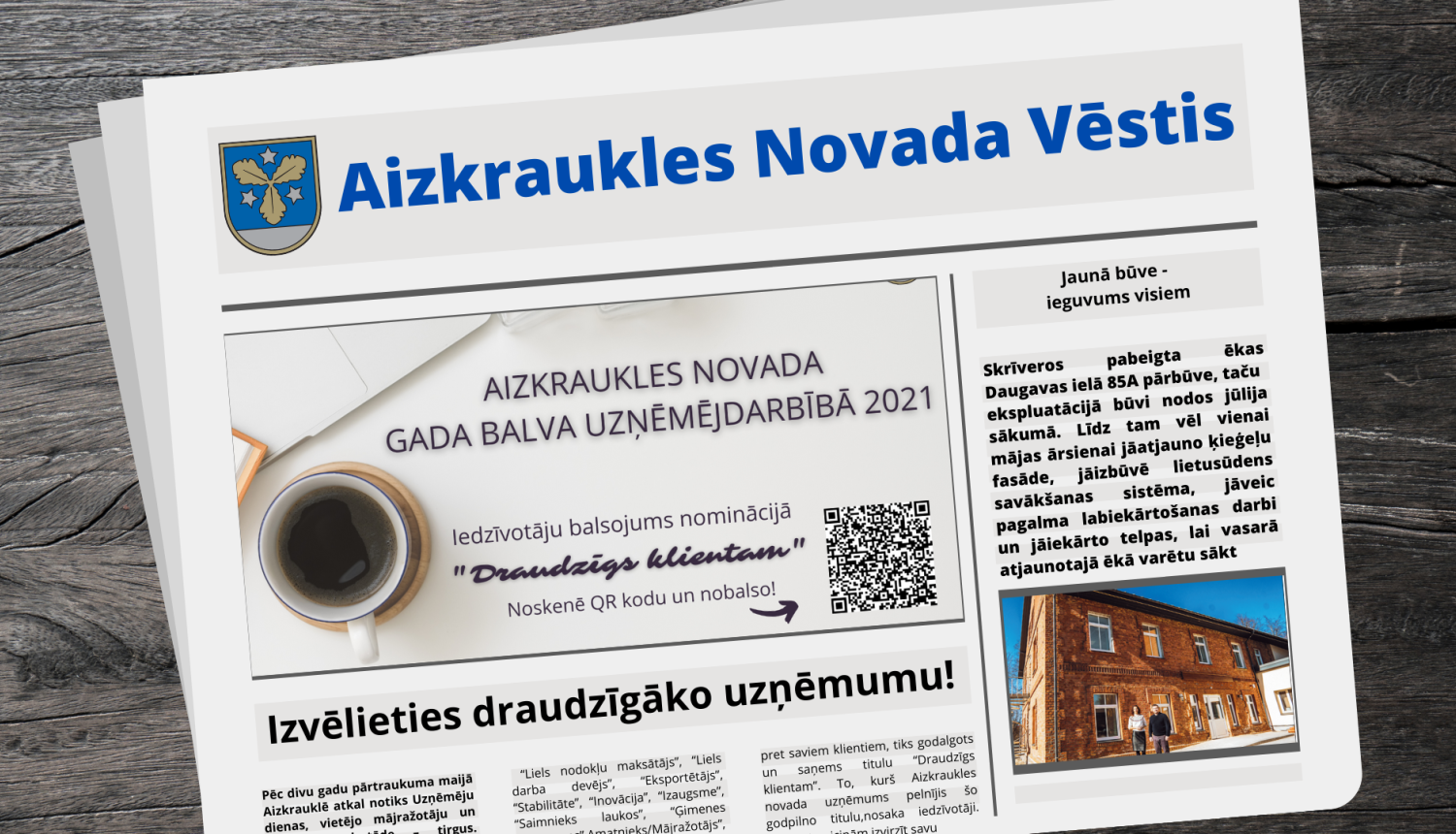 Aizkraukles Novada Vēstis - makets