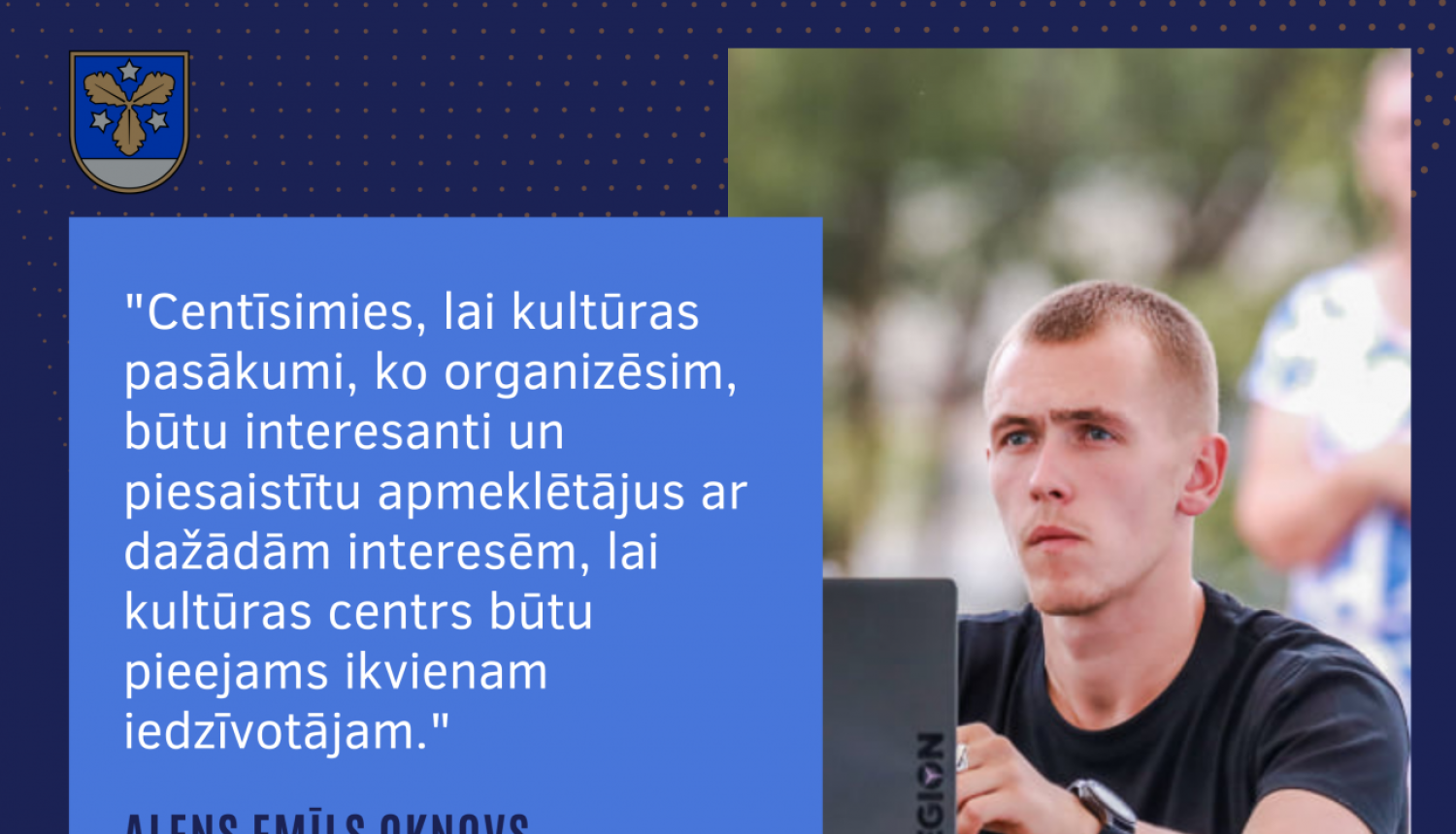 Aizkraukles kultūras centram būs jauns vadītājs