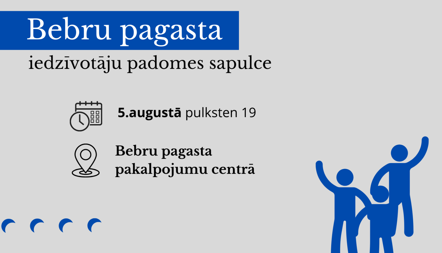 Iedzīvotāju padomes sēde Bebru pagastā