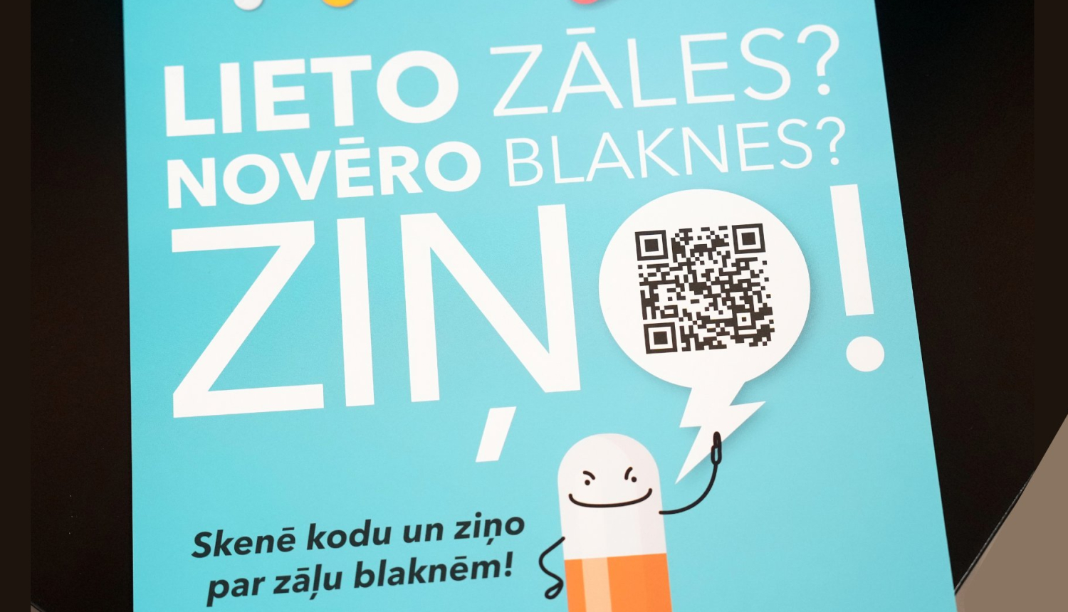 ziņo par zāļu blaknēm