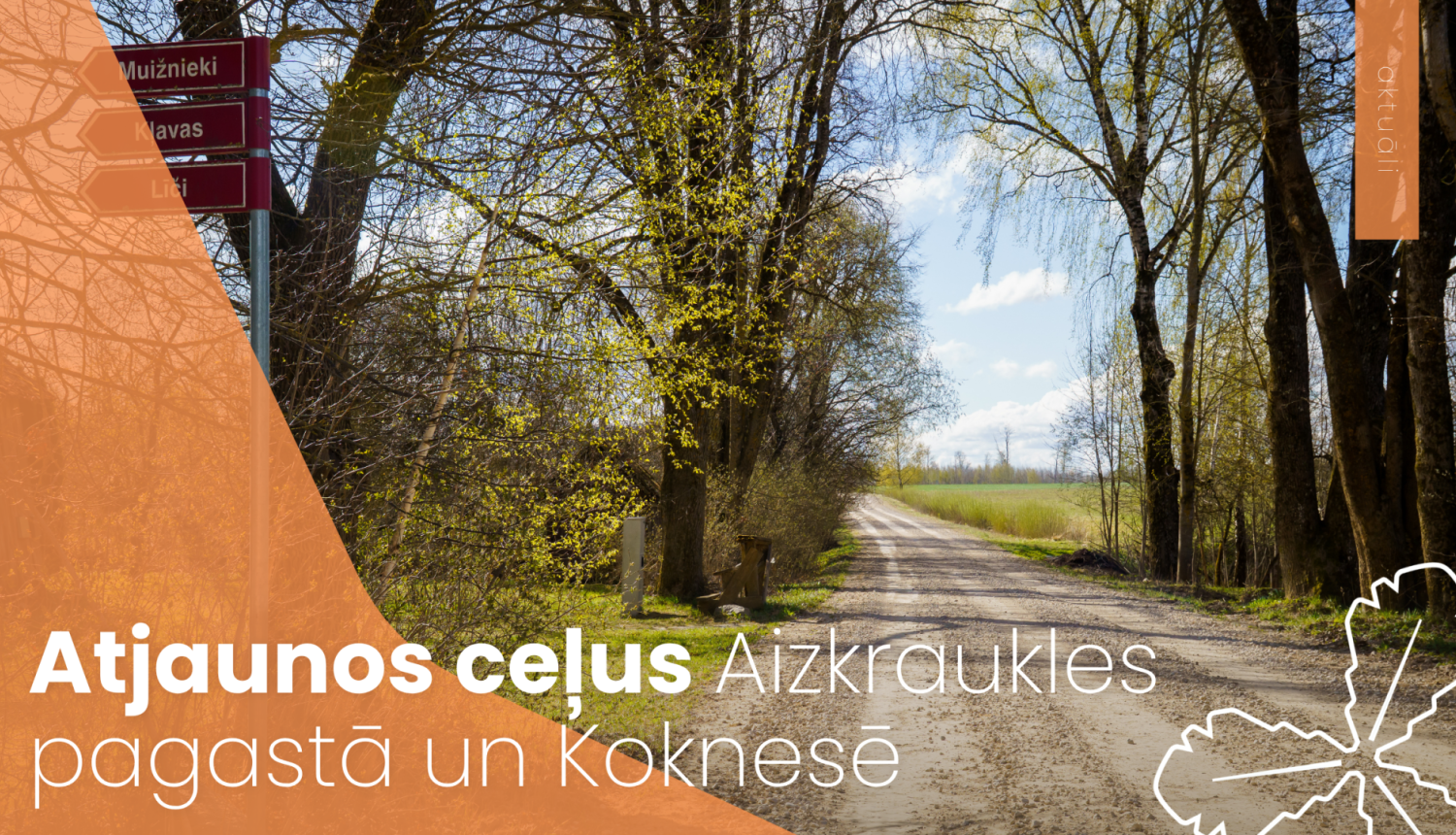 grants ceļs, ap to aug koki
