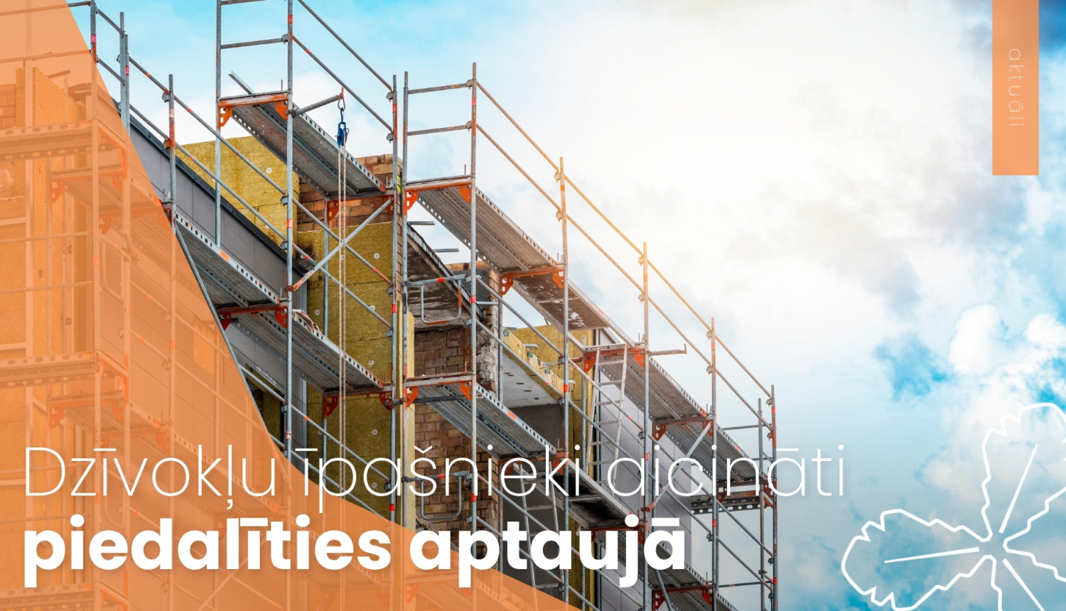 Dzīvokļu īpašnieki aicināti piedalīties aptaujā