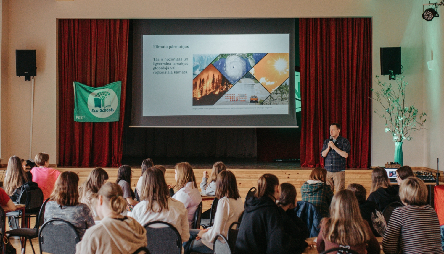 Ekoforuma pasākums Aizkraukles novada vidusskolā