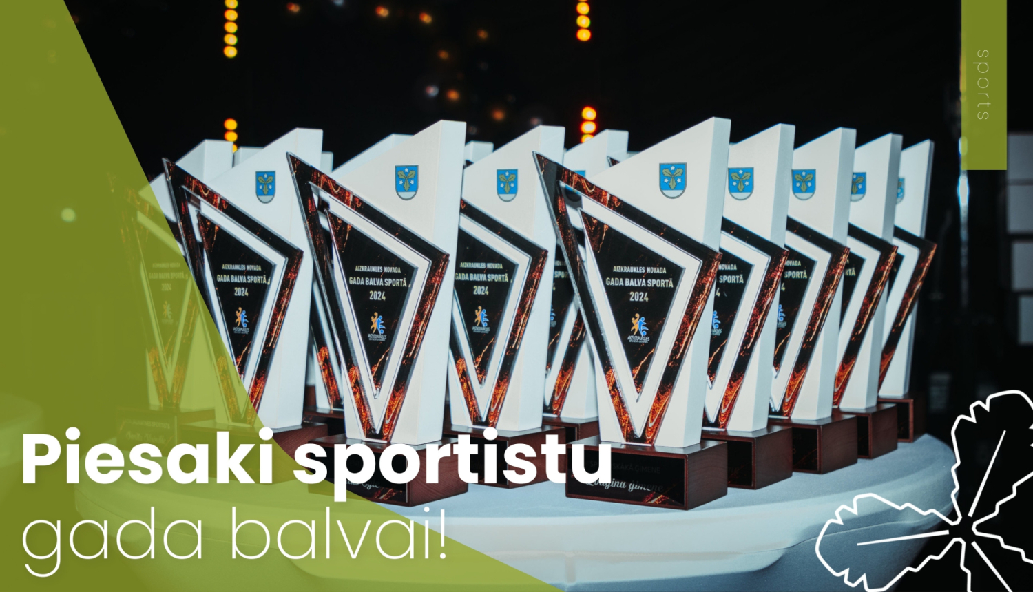 Piesaki sportistu gada balvai!