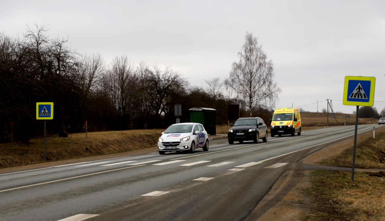 gājēju pāreja Skrīveros