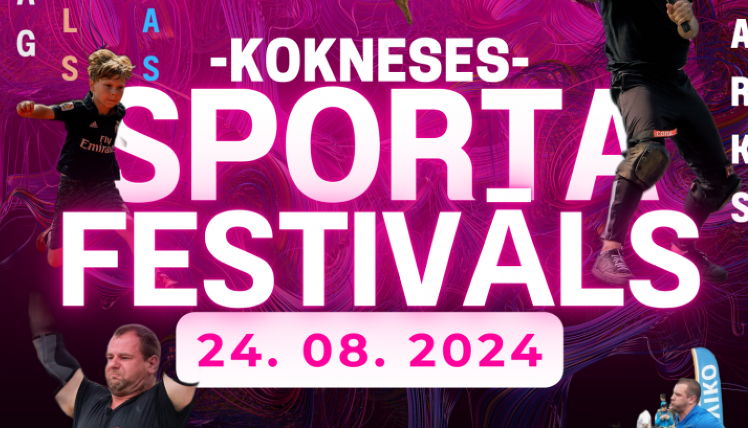 Kokneses sporta festivāla afiša