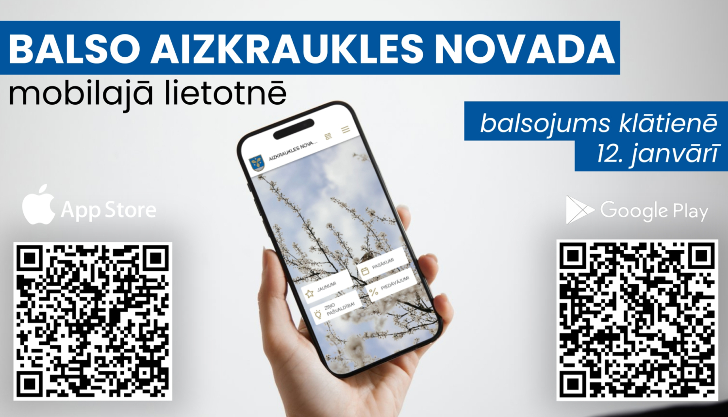 balso Aizkraukles novada mobilajā lietotnē