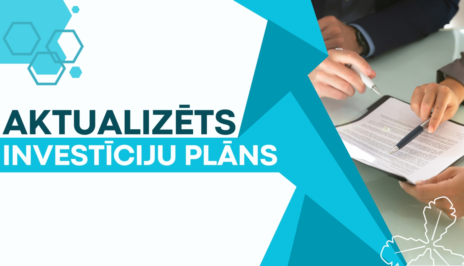 aktualizēts investīciju plāns