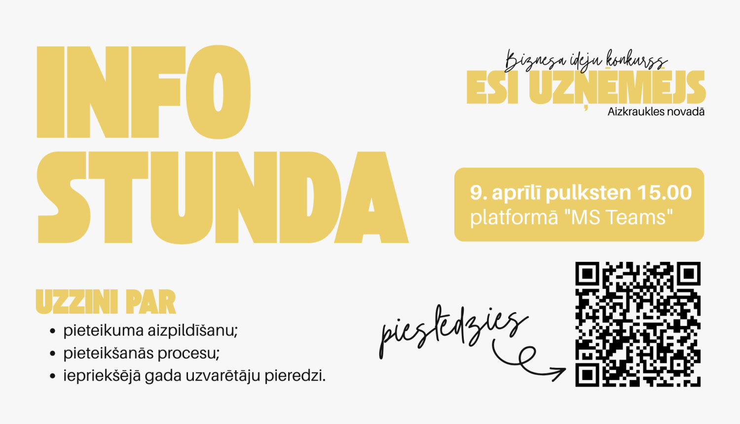 informatīvās tikšanās baneris