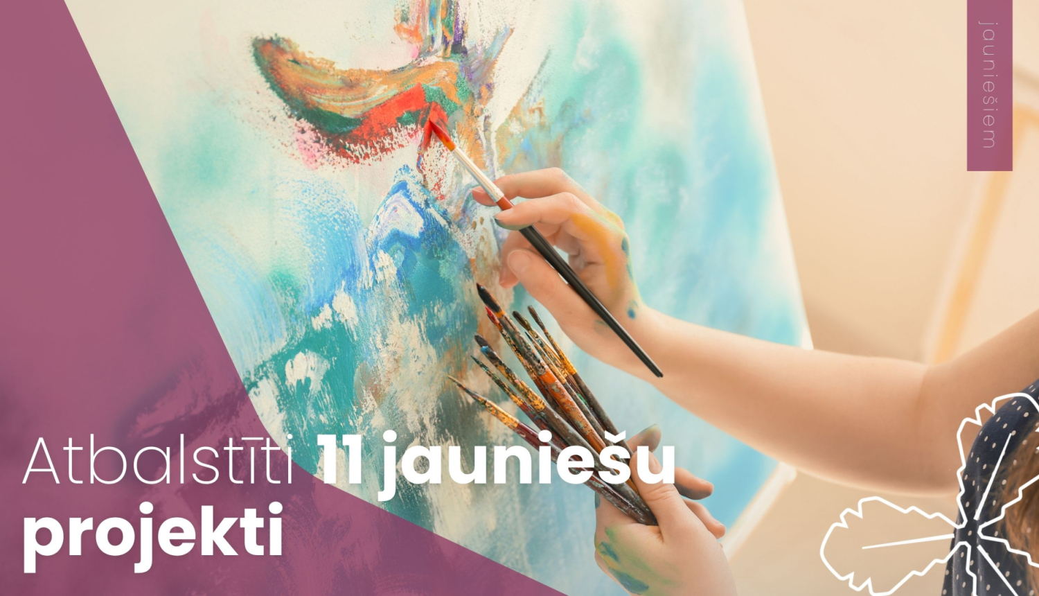 Atbalstīti 11 jauniešu projekti