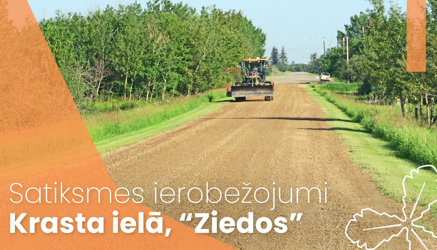 Satiksmes ierobežojumi Krastā ielā, " Ziedos"