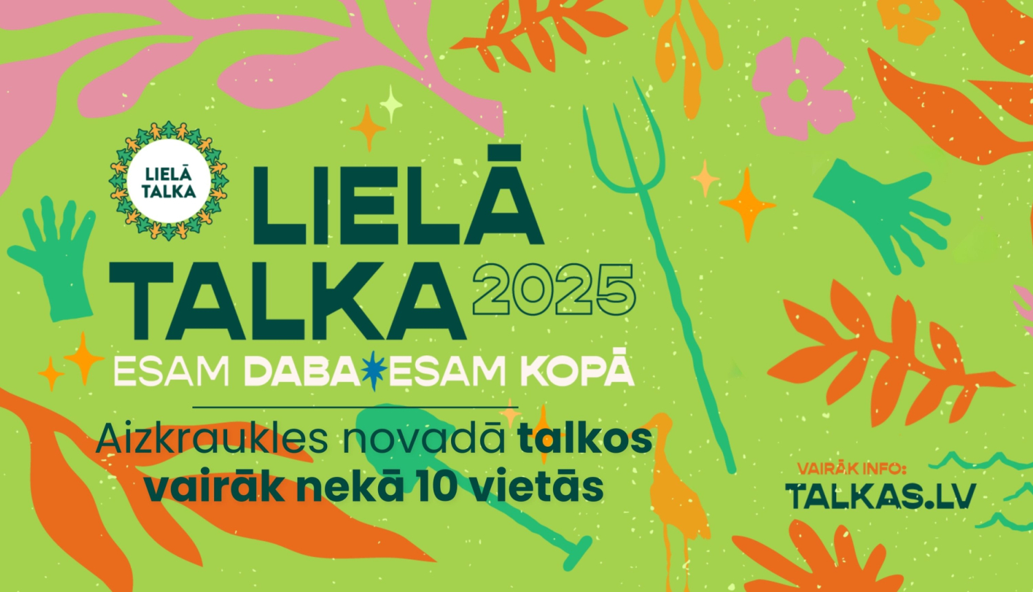 Aizkraukles novadā talkos vairāk nekā 10 vietās