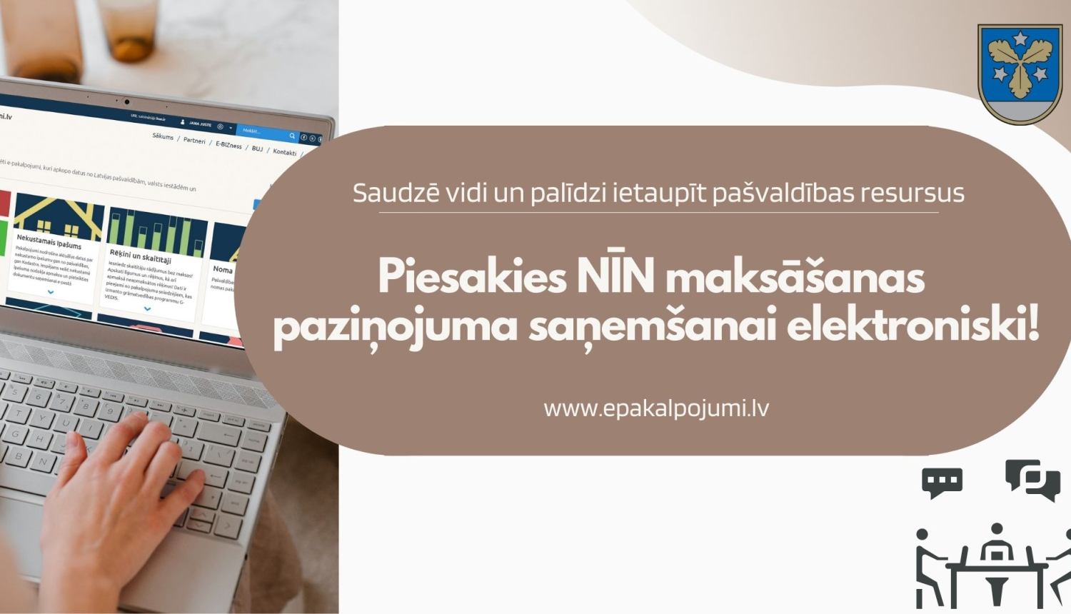 maksāšanas paziņojums elektroniski