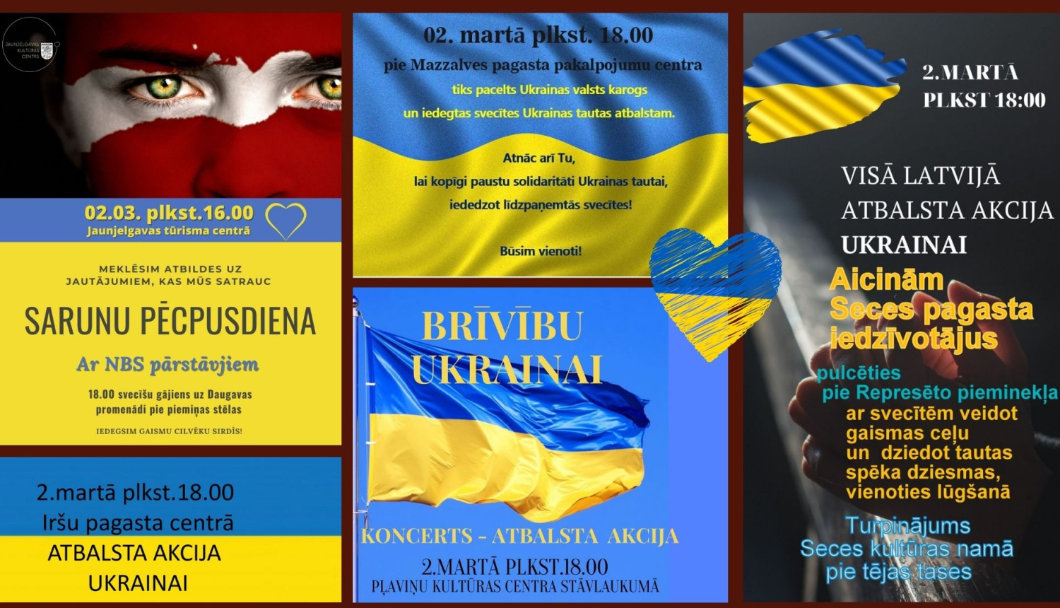 Atbalsta pasākumi Ukrainai