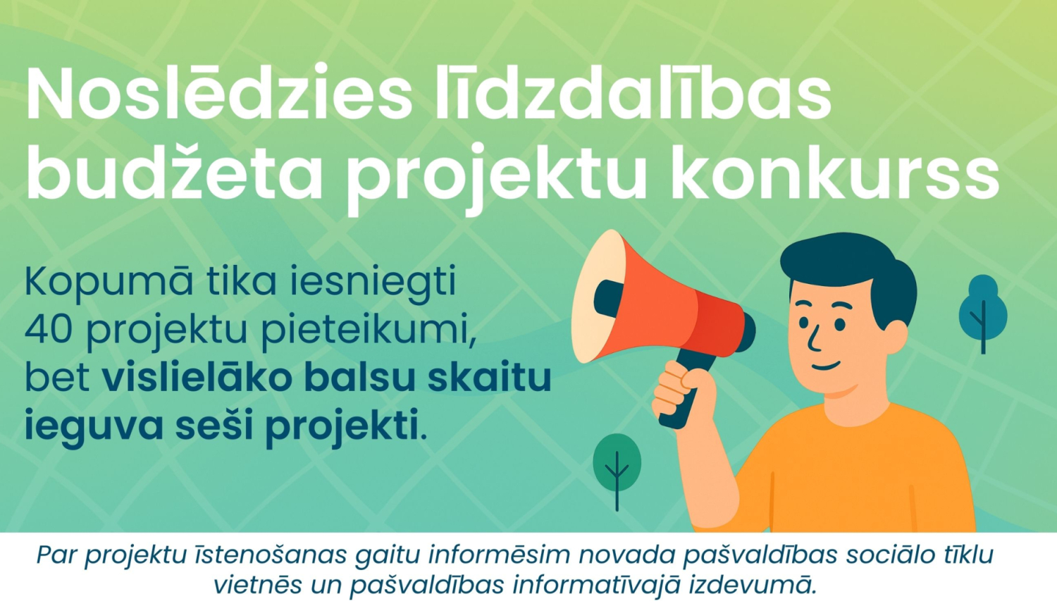 Noslēdzies līdzdalības budžeta projektu konkurss