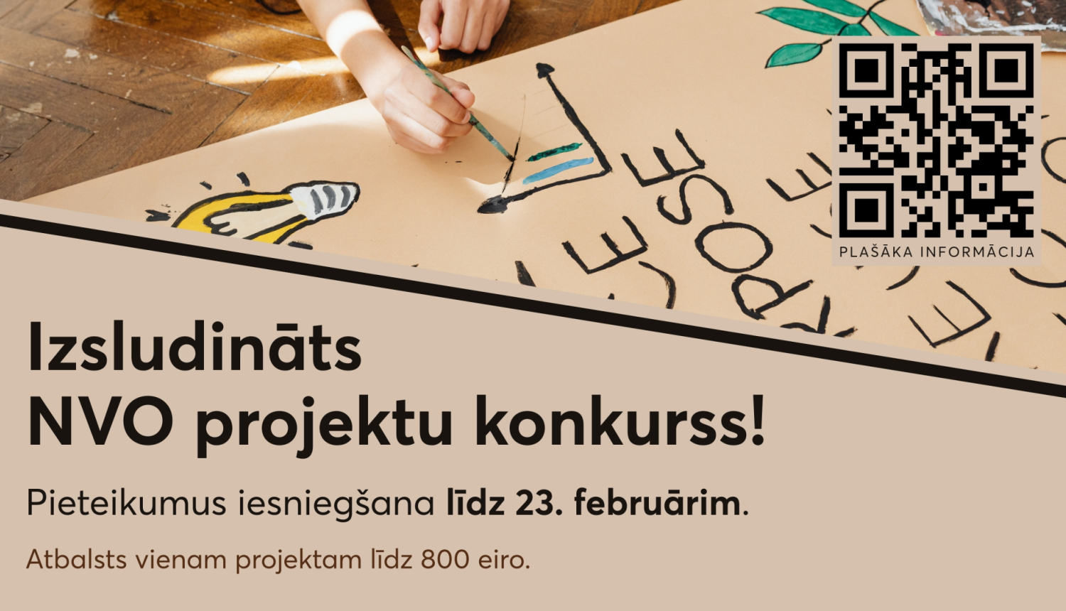 Izsludināts NVO projektu konkurss