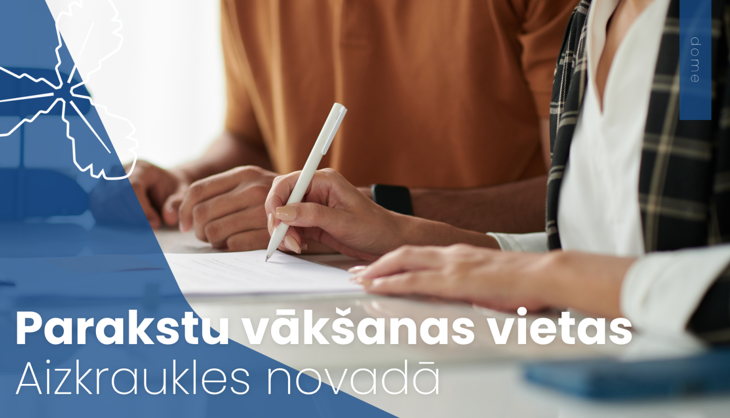 divi cilvēki paraksta dokumentus