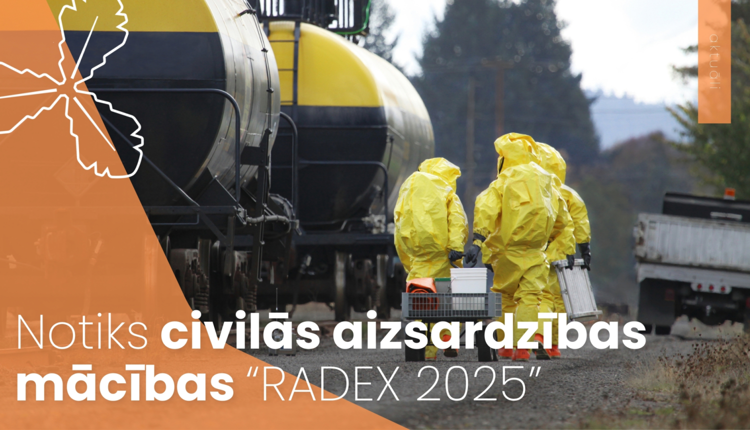 Notiks civilās aizsardzības mācības “RADEX 2025”