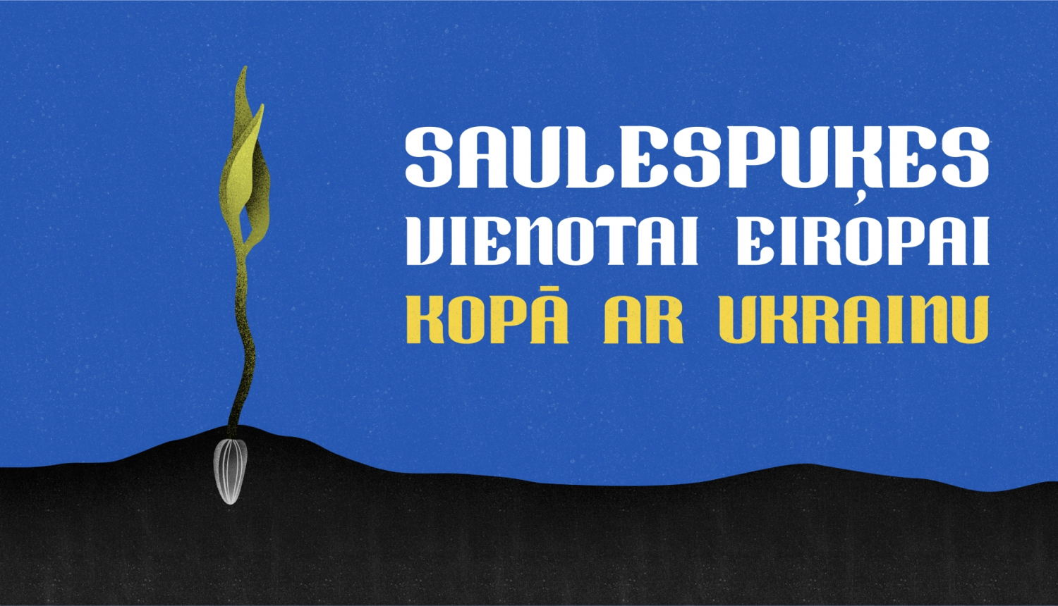saulespuķes vienotai Eiropai kopā ar Ukrainu