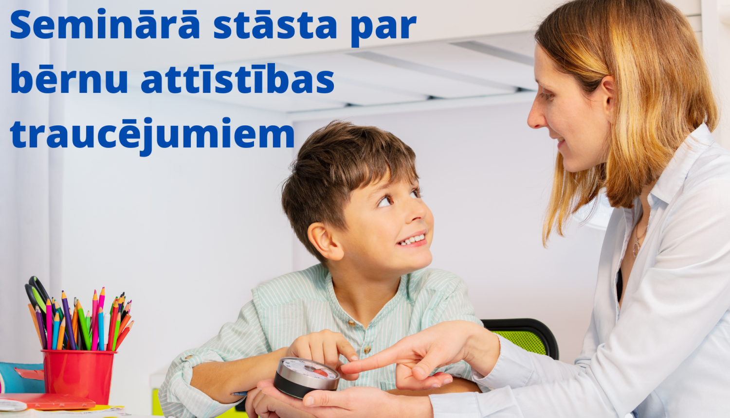 Seminārā stāsta par bērnu attīstības traucējumiem