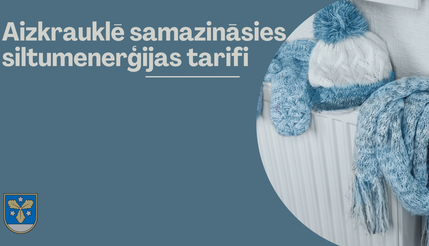 cepure un šalle uz radiatora