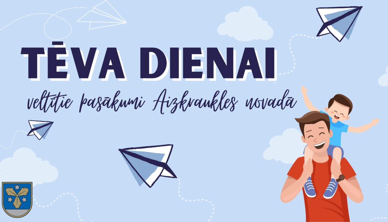 plakāts tēva dienas pasākumiem