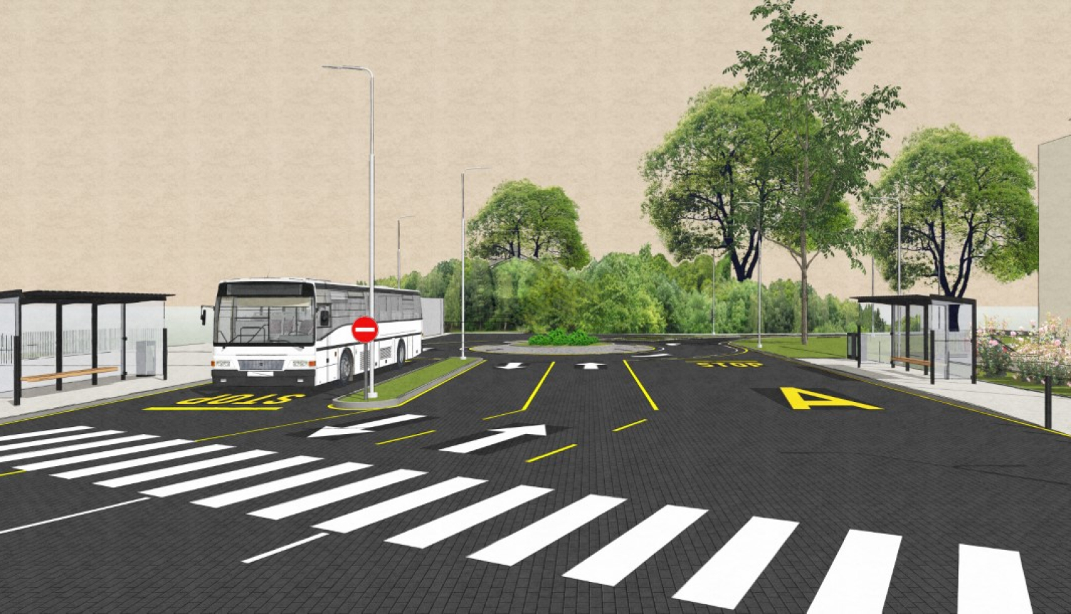 Tā pēc pārbūves varētu izskatīties Stacijas laukums Skrīveros