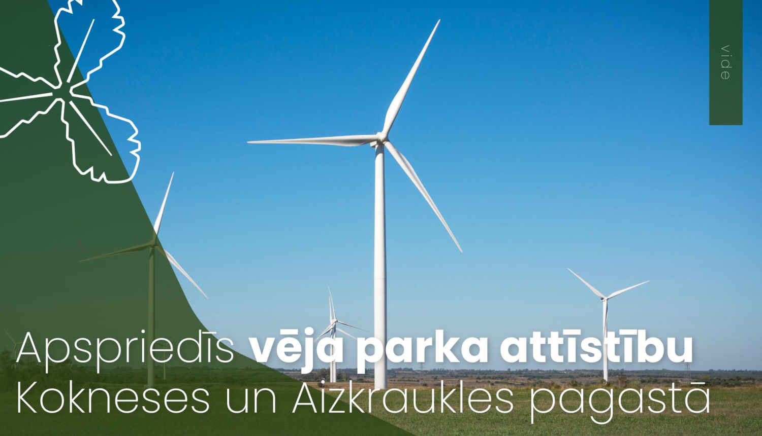 Apspriedīs vēja parka attīstību Kokneses un Aizkraukles pagastā