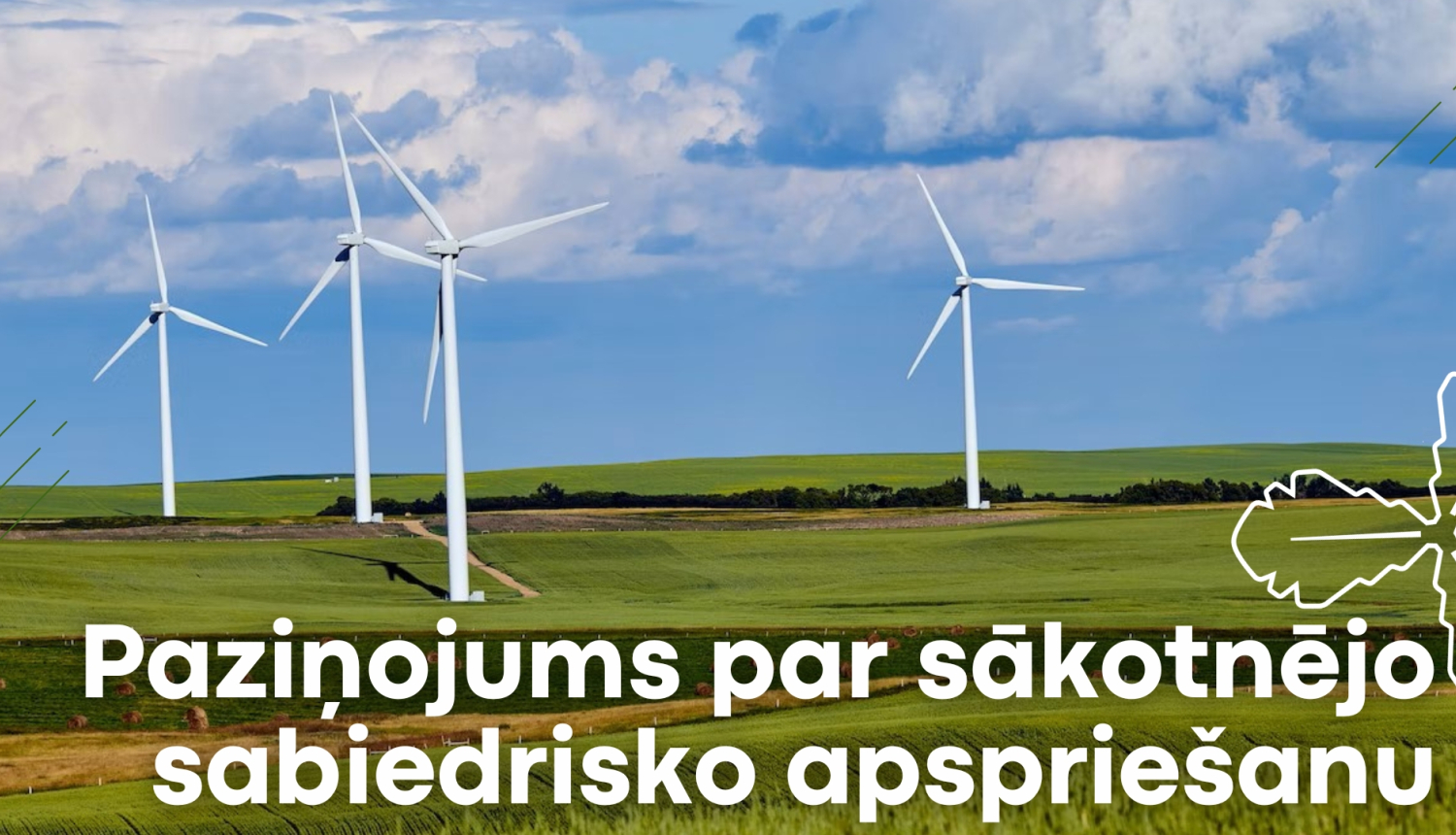 Paziņojums par sabiedrisko apspriešanu