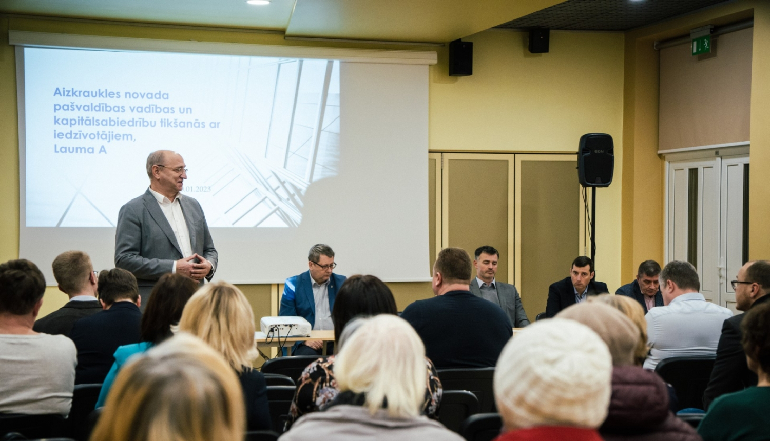 tikšanās ar iedzīvotājiem