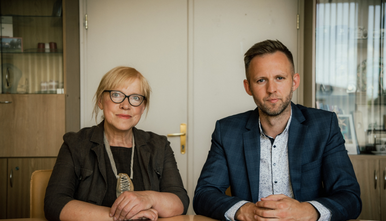 Anita Ostrovska un Arvis Upīts