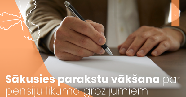Aizkrauklē sākas parakstu vākšana par pensiju 2. līmeņa kapitāla izņemšanu