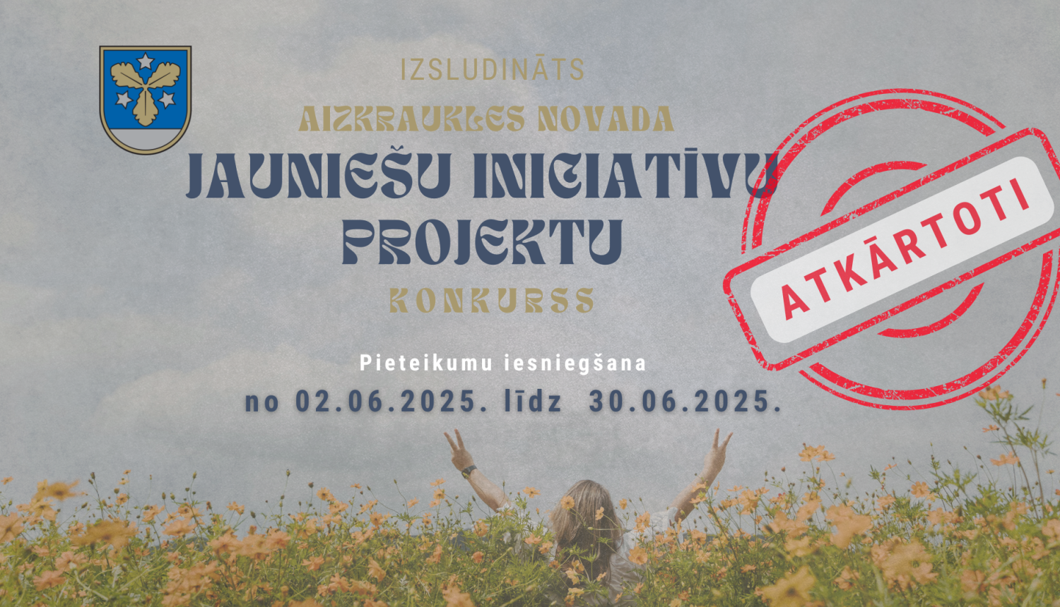 jauniešu projektu konkursa afiša