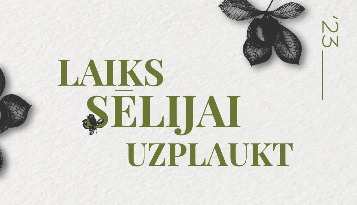 Laiks sēlijai uzplaukt