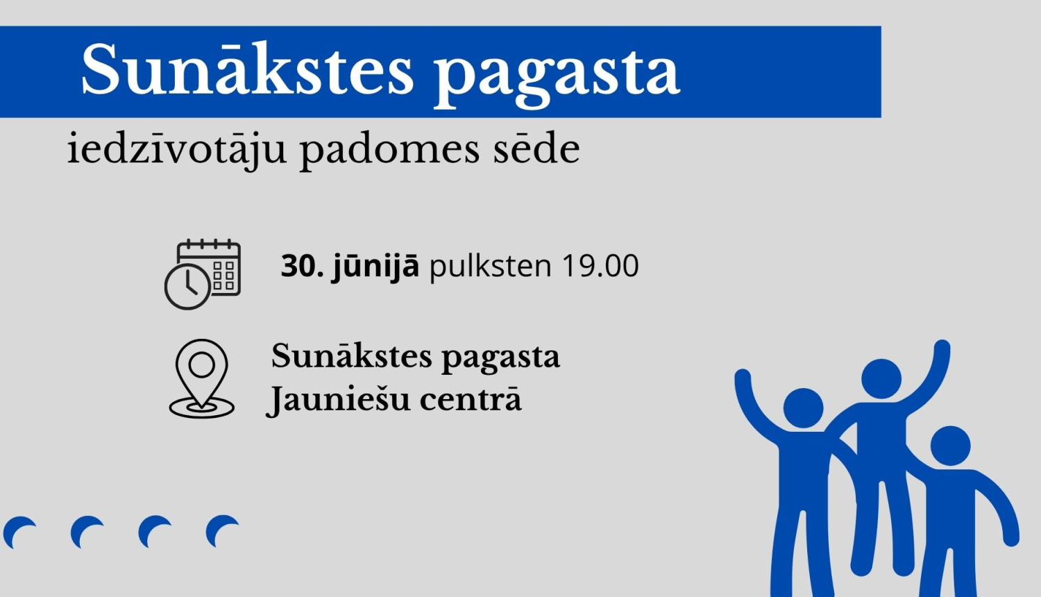 Sunākstes pagasta iedzīvotāju padomes sēde