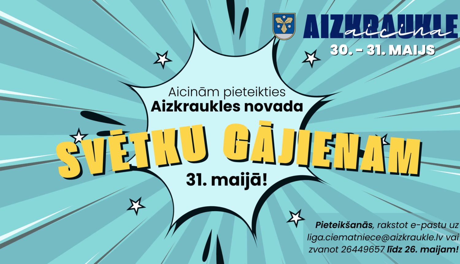 Piesakies svētku gājienam