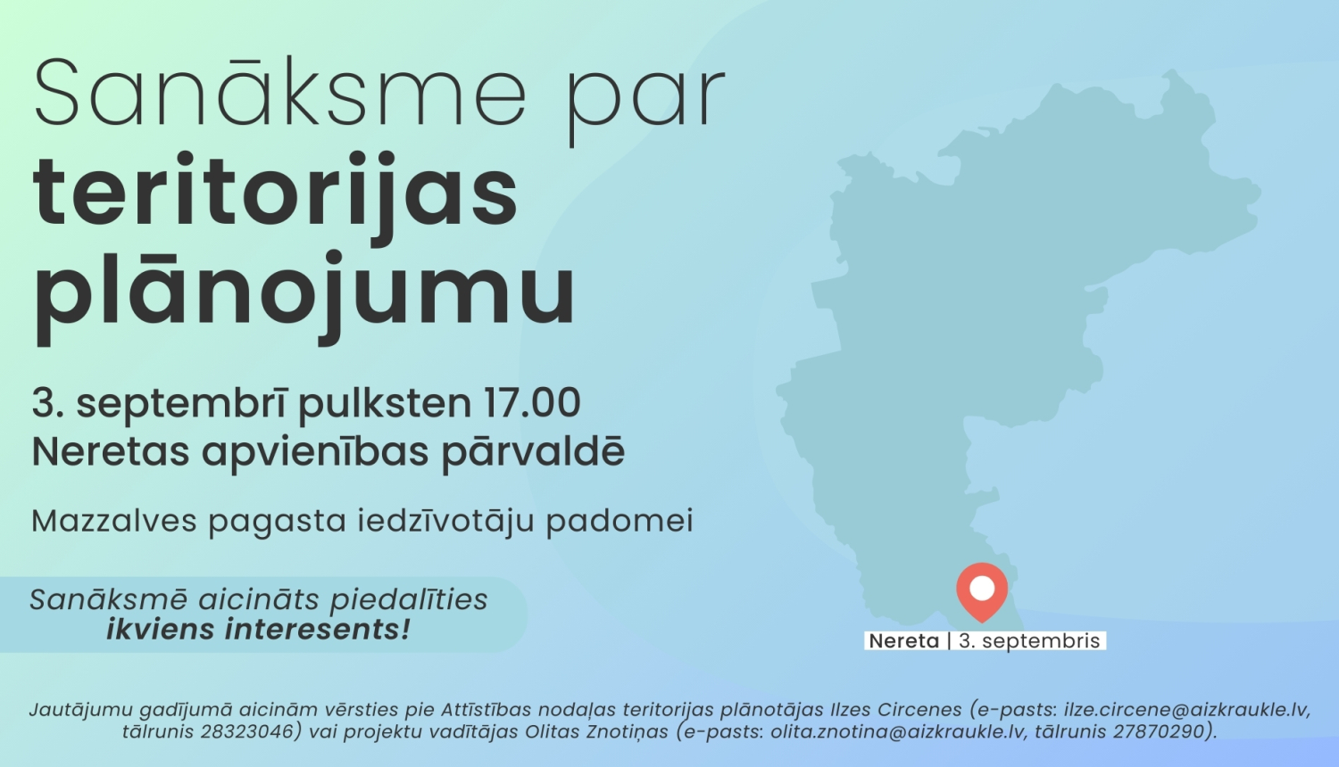 Sanāksme par teritorijas plānojumu