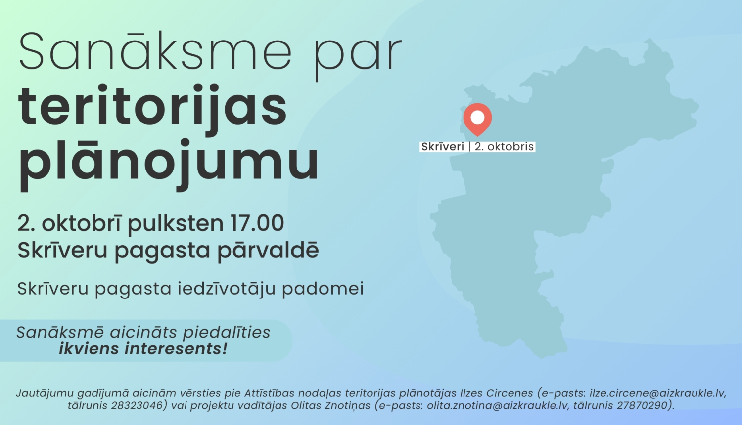 Sanāksmes par teritorijas plānojumu