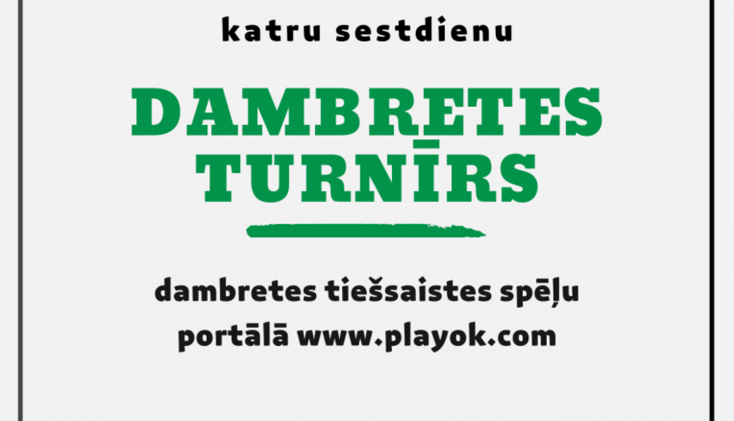 Dambretes turnīrs