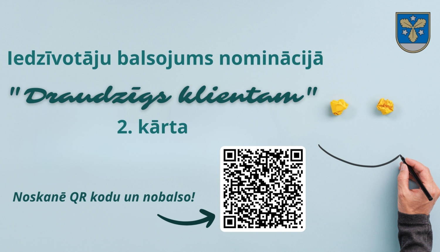 draudzīgs klientam balsojums