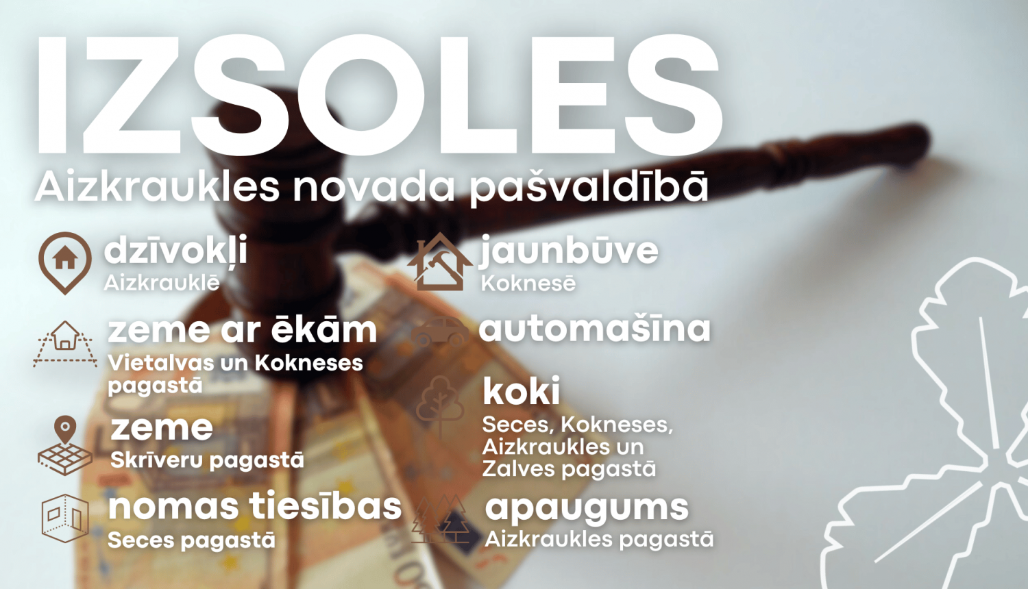 Pārdos īpašumus