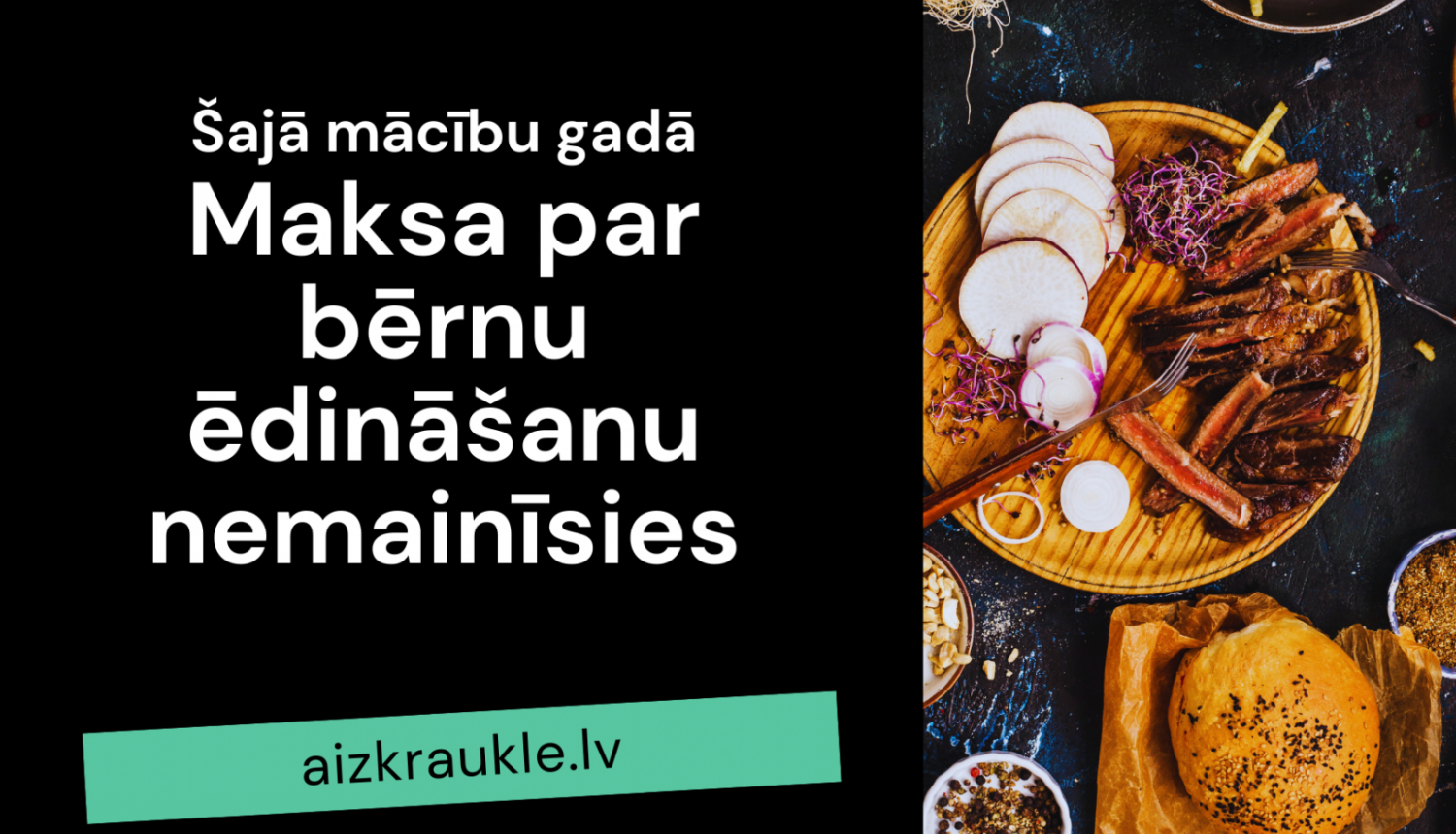 Sācies mācību gada otrais semestris, un atgādinām, ka skolu un pirmsskolas izglītības iestāžu audzēkņiem par ēdināšanu šajā mācību gadā būs jāmaksā tikpat, cik katrā līdzšinējā novadā bija noteikts līdz šim. Paredzēts, ka maksa par bērnu ēdināšanu varētu mainīties nākamajā mācību gadā, taču par to vēl lems Aizkraukles novada dome.