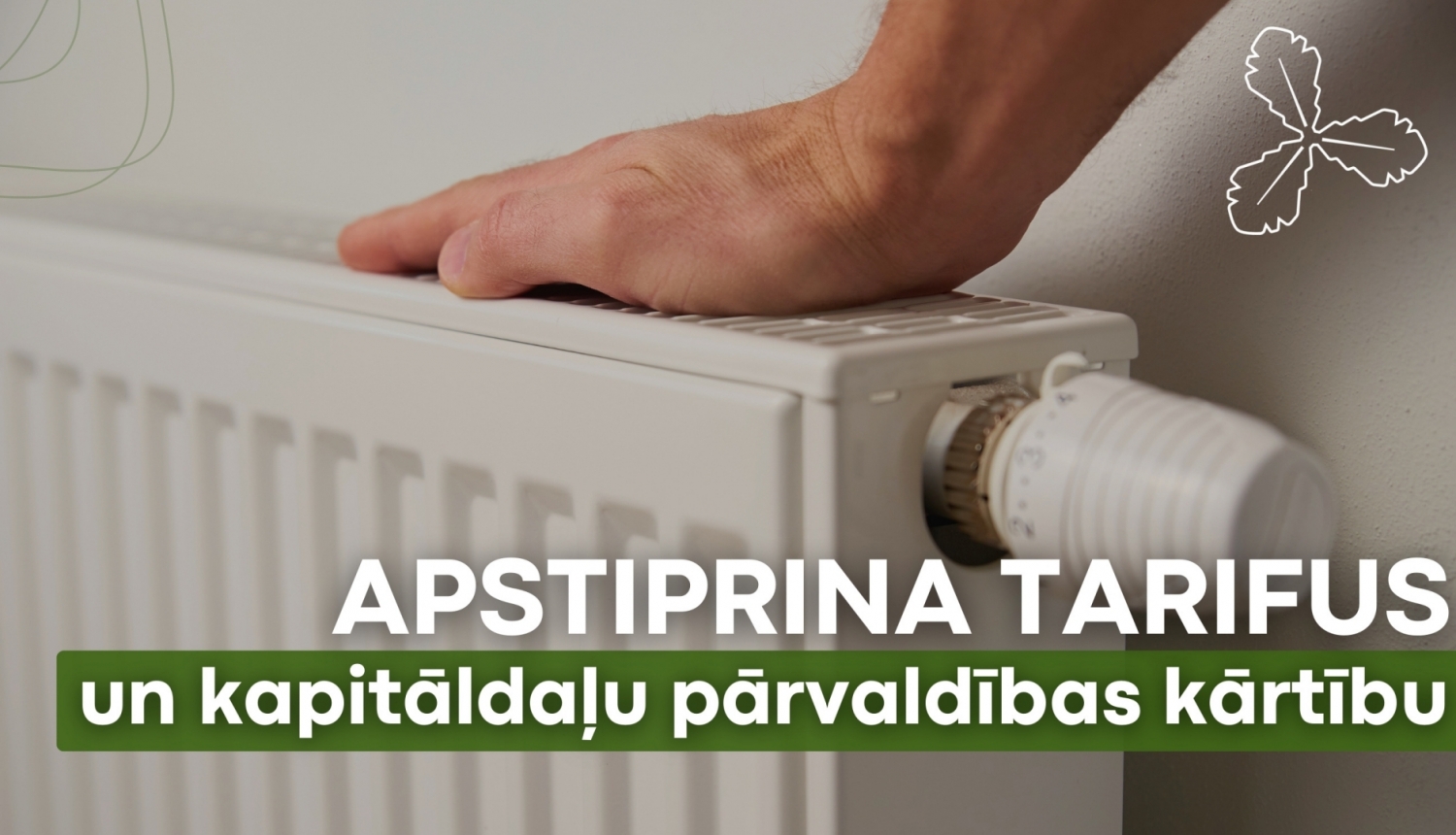 apstiprina tarifus
