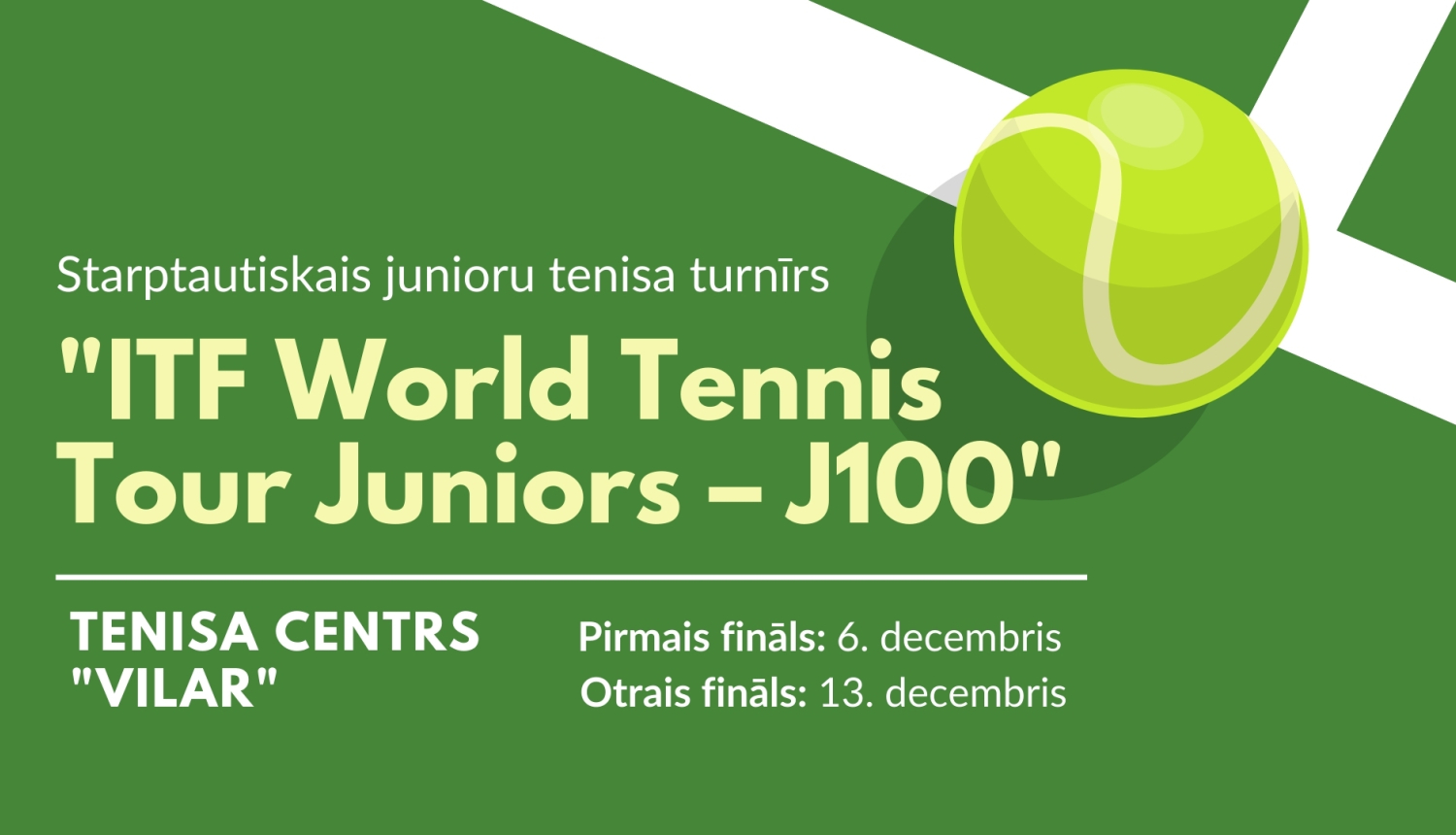 afiša par tenisa turnīru