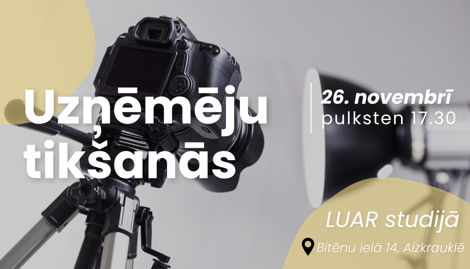 Uzņēmēju tikšanās baneris