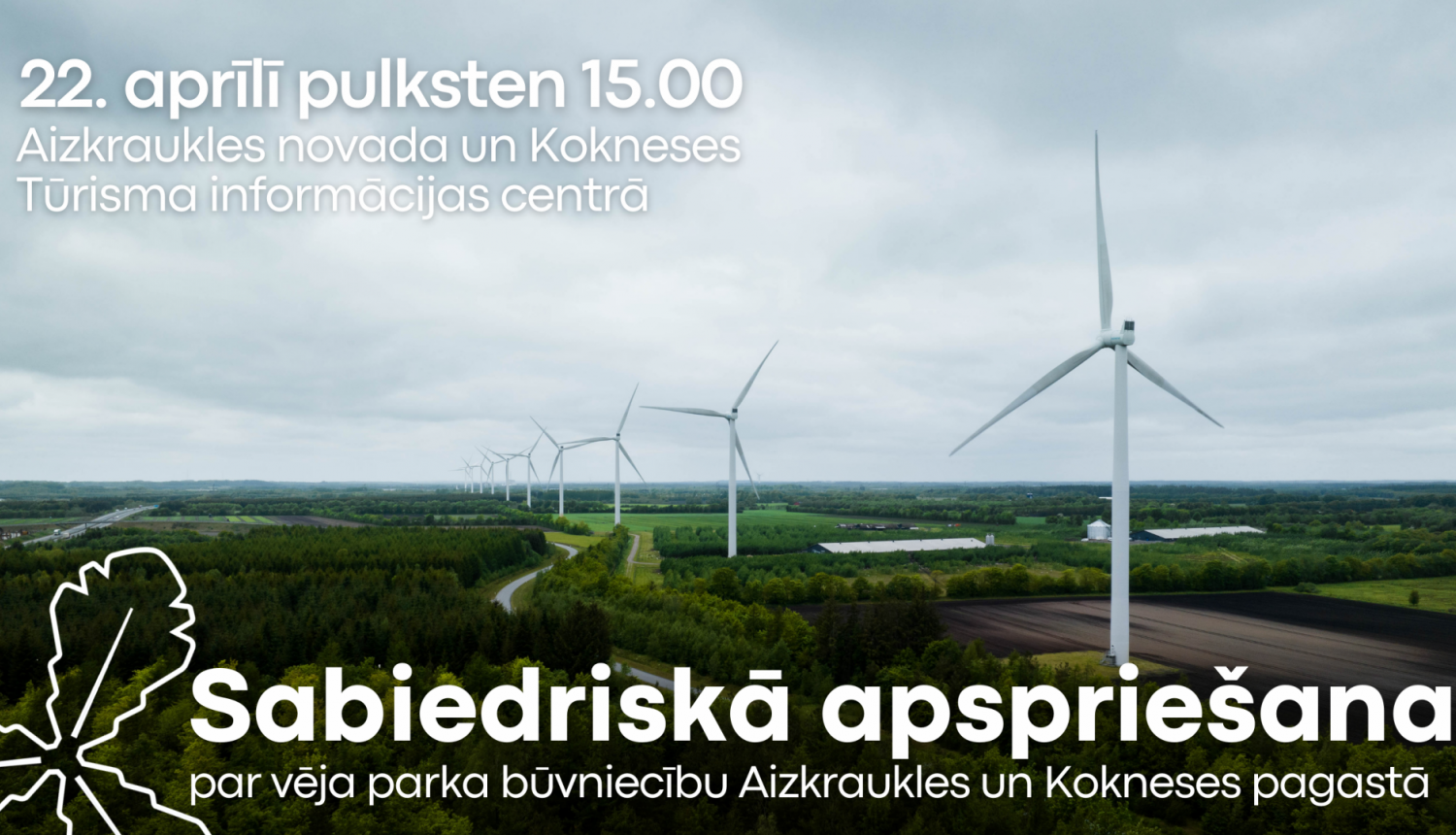 vēja parka sabiedriskā apspriešnana