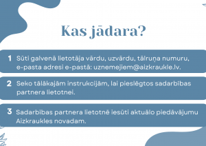 ka jādara, lai pievienotos mobilajai lietotnei